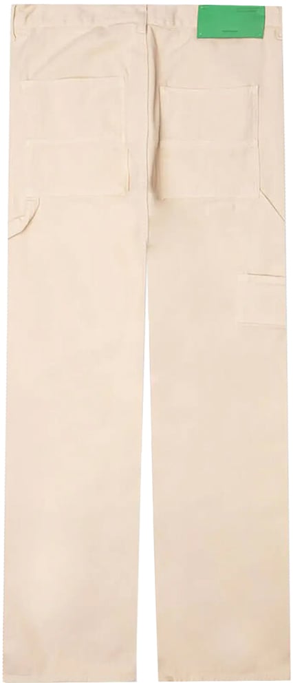 Off-White Straight Leg Varsity Hammer Flare Denim Jeans 'White/Green'