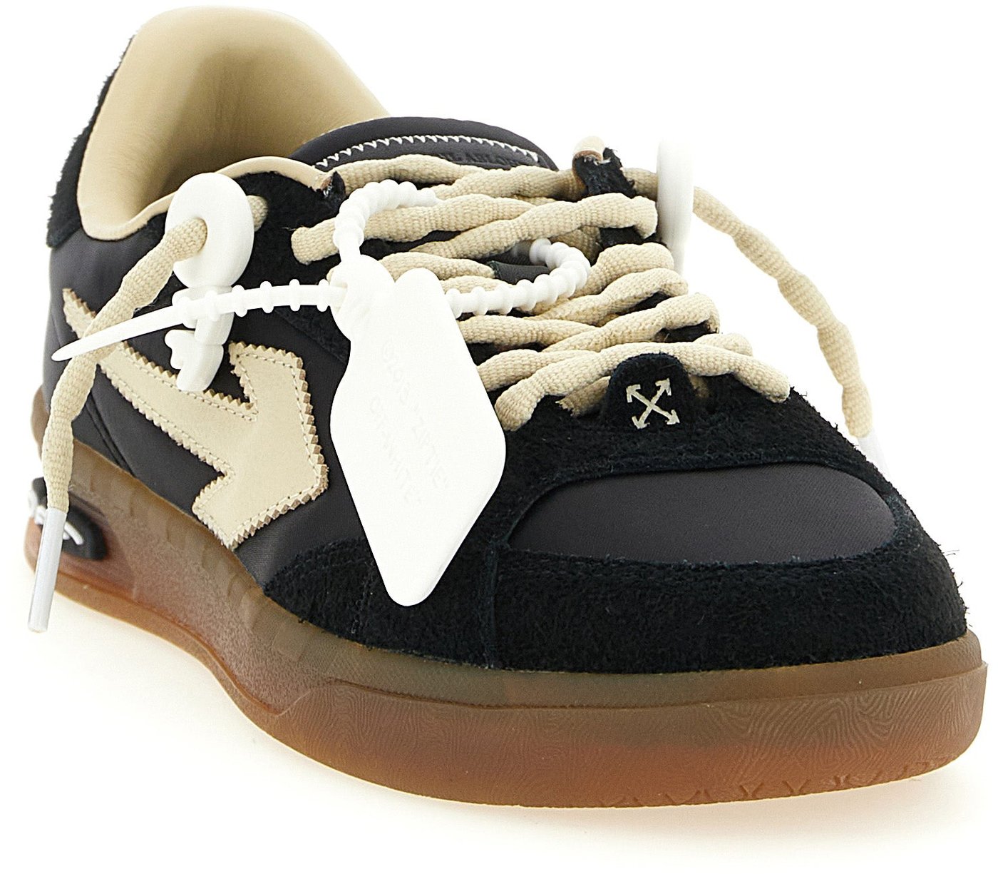 Off-White Black Nylon Athletic Sneakers