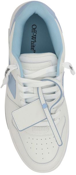 Off-White White Calf Leather Bos Taurus Athletic Sneakers