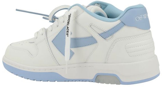 Off-White White Calf Leather Bos Taurus Athletic Sneakers
