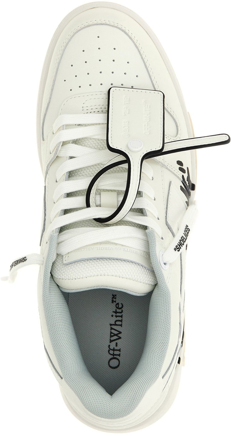 Off-White Bicolor Bovine Leather Sneakers
