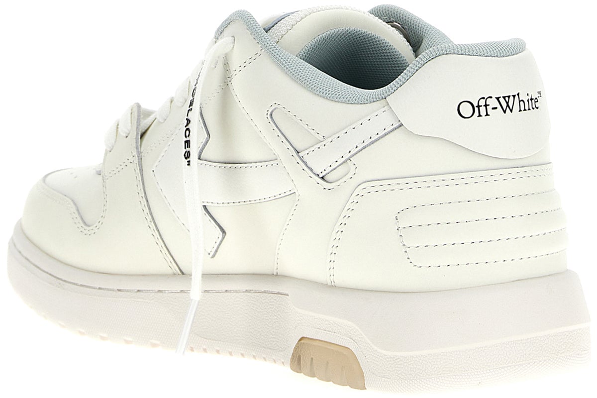 Off-White Bicolor Bovine Leather Sneakers
