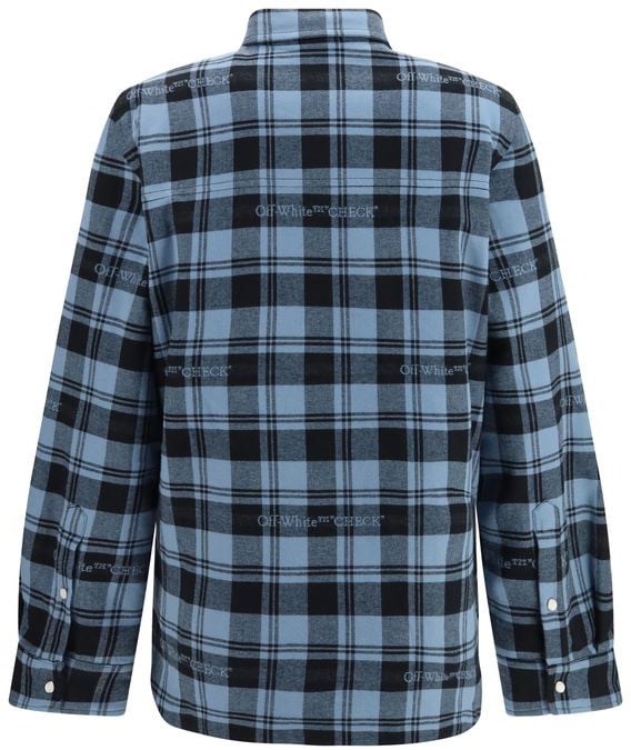 Off-White Blue Cotton Shirt