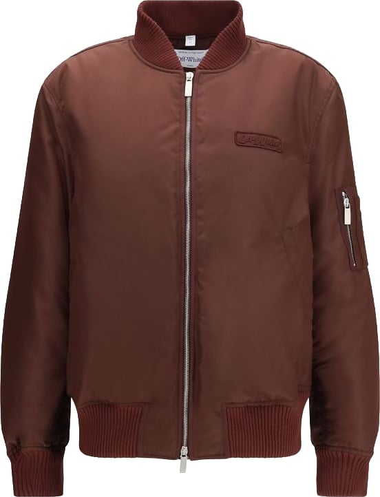 Off-White Bordeaux Nylon Bomber