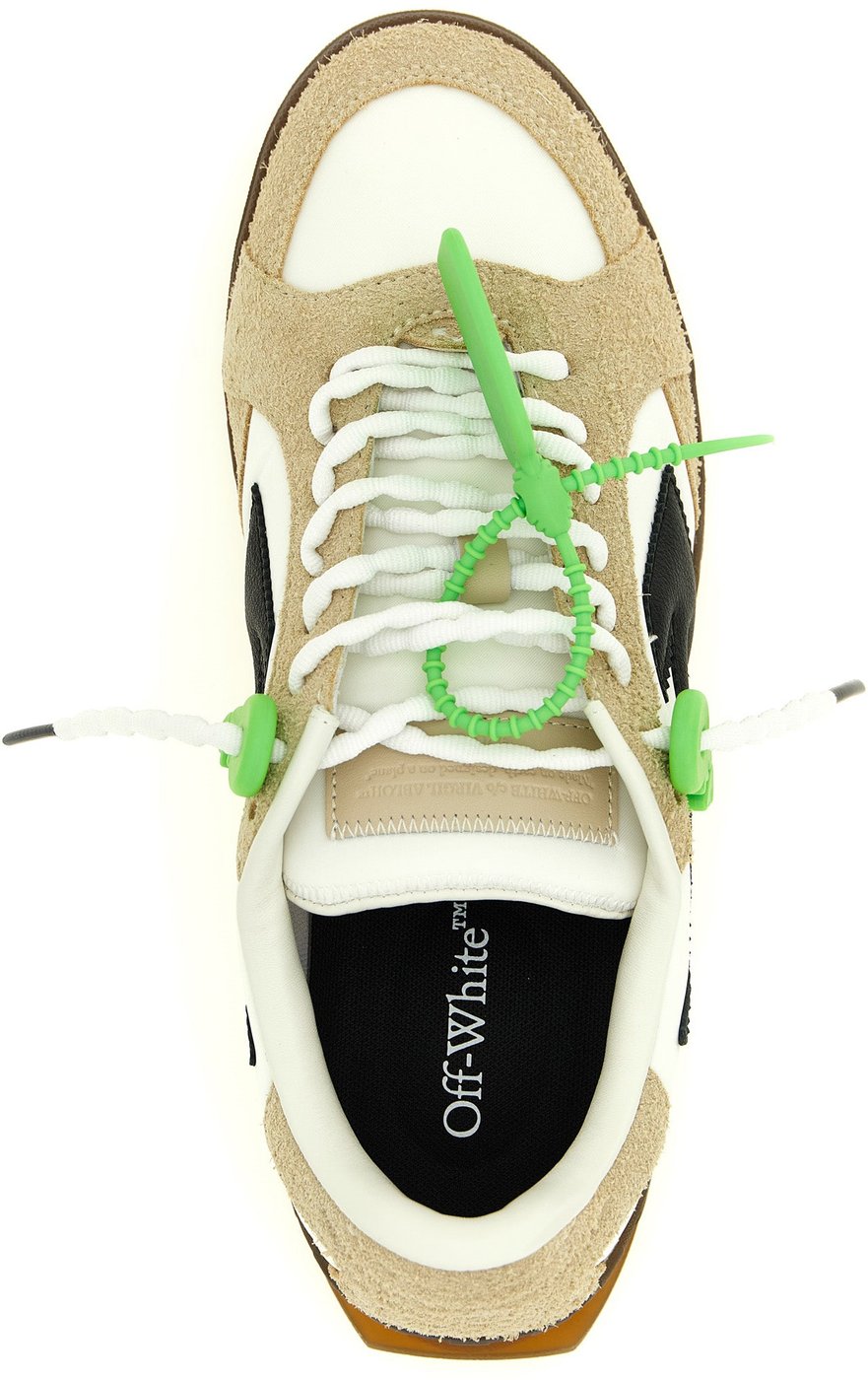 Off-White Multicolor Nylon Athletic Sneakers