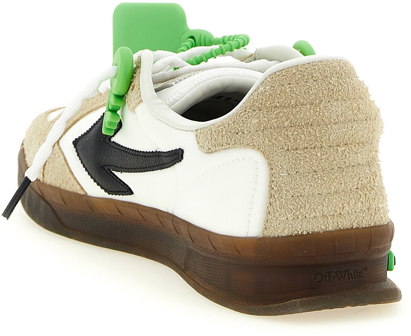 Off-White Multicolor Nylon Athletic Sneakers