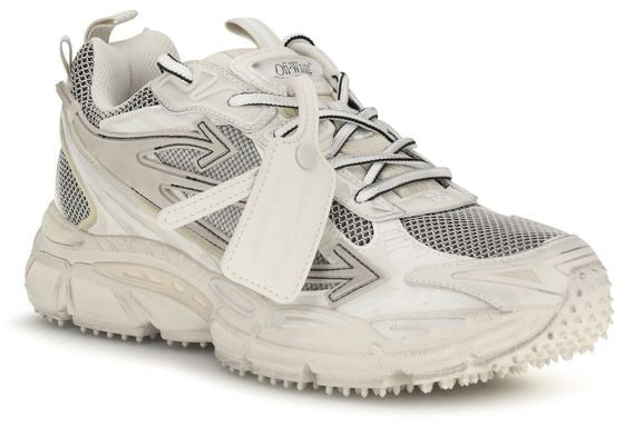 Off-White Beige Polyethylene Athletic Sneakers