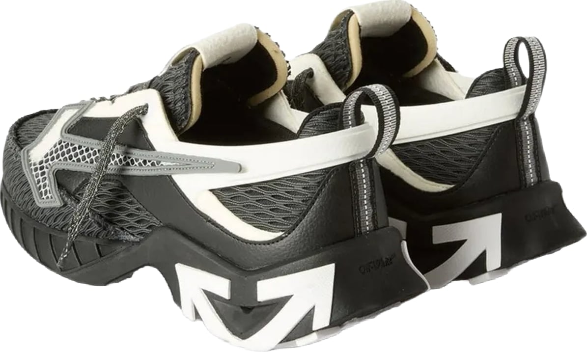 Heren Space Memo sneaker in zwart en wit