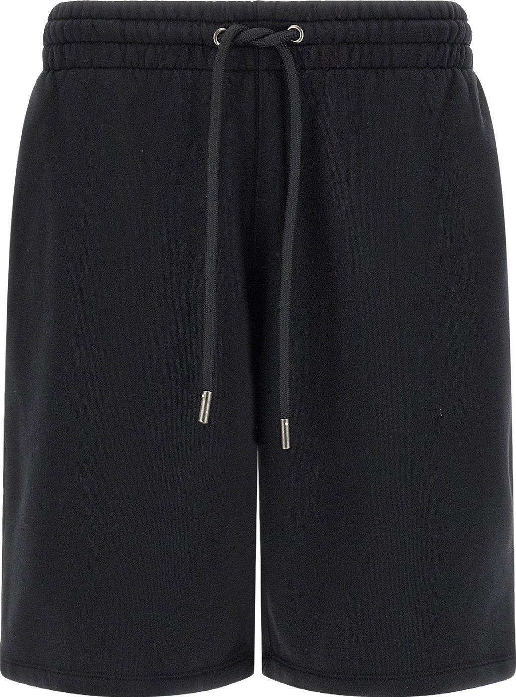 Off-White Black Cotton Bermuda Shorts