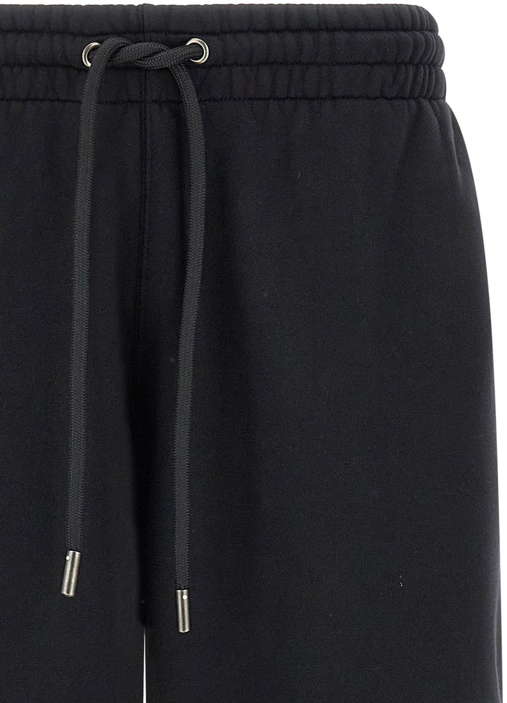 Off-White Black Cotton Bermuda Shorts