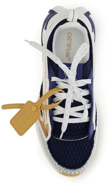 Off-White Multicolor Fabric Athletic Sneakers