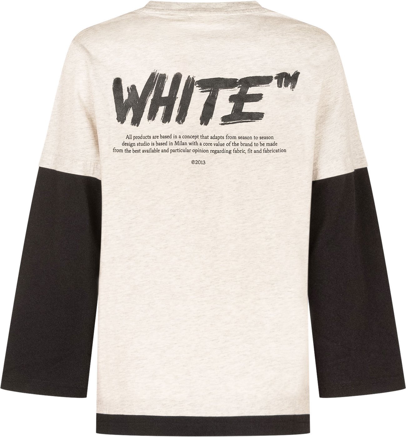 T-shirt a Maniche Lunghe con Stampa