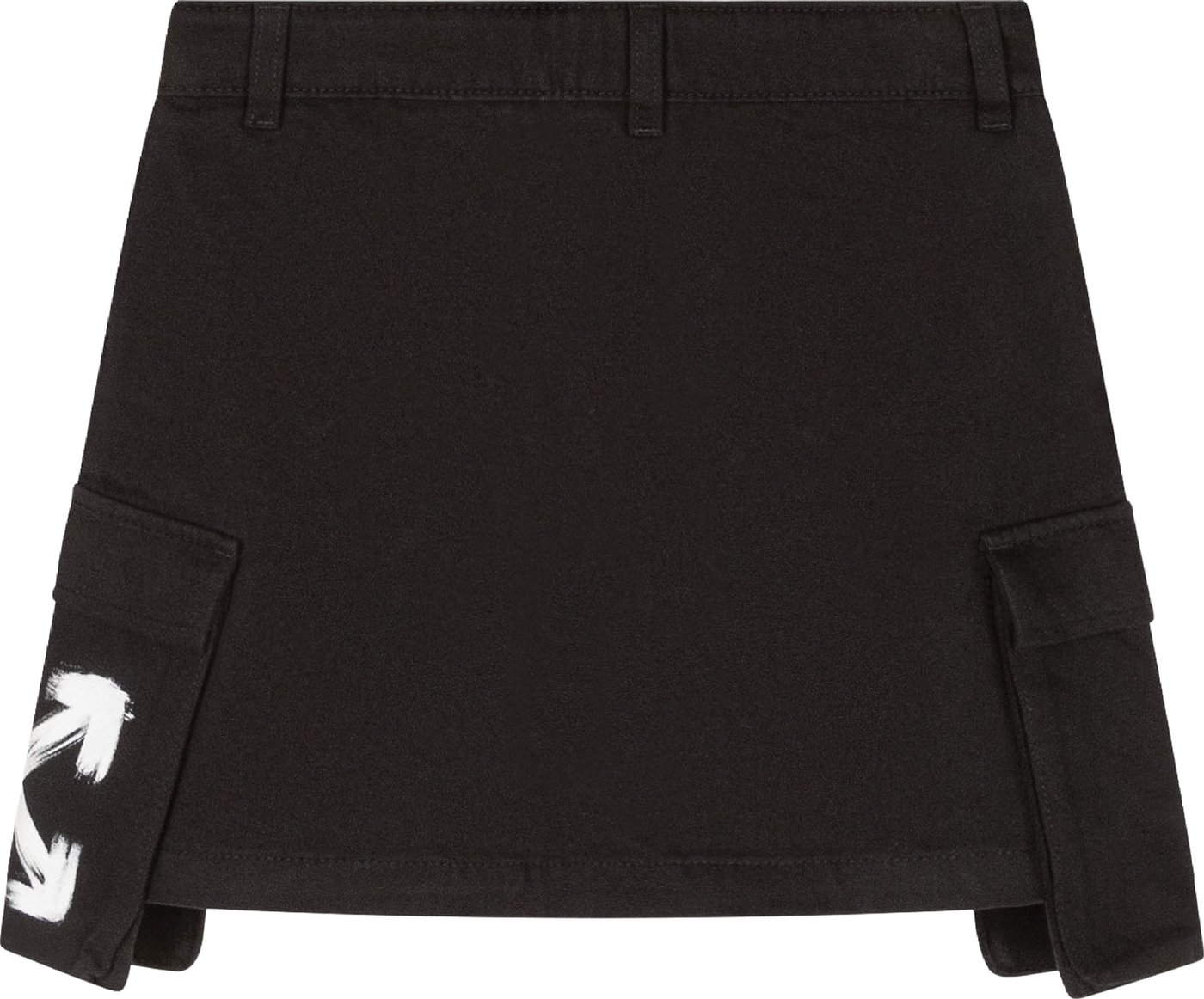 Minigonna Cargo con Tasche Applicate