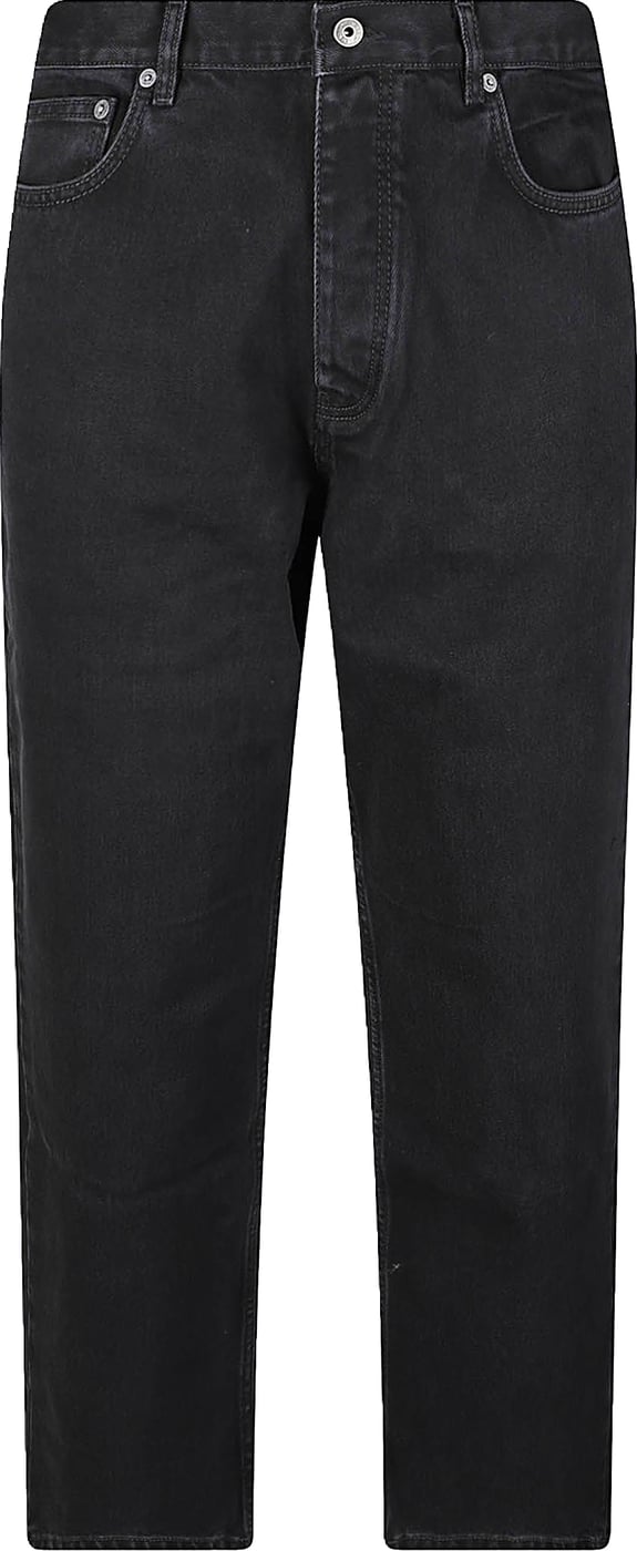 Half Arrow Relax Tapered Jeans Black