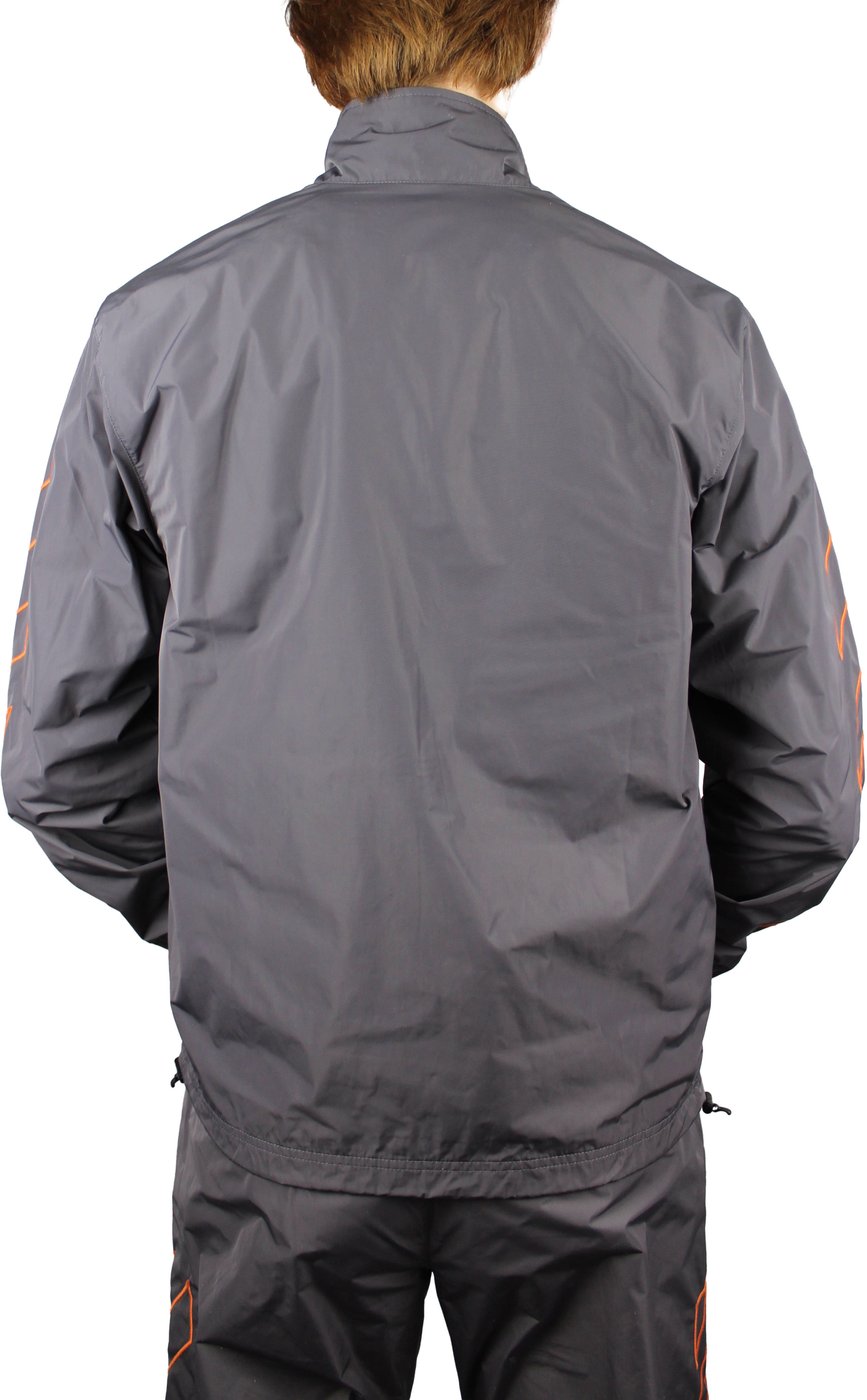 Off-White Diagonal Outline Track Jacket (Grijs/Oranje)