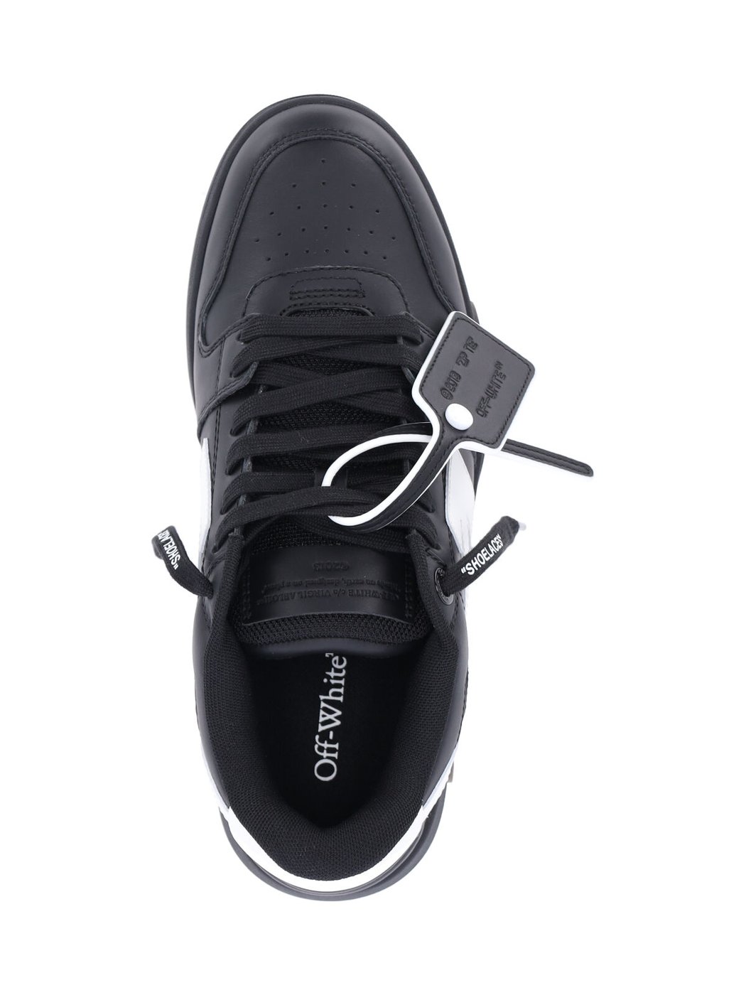 Black Calf Leather Out Of Office Sneakers