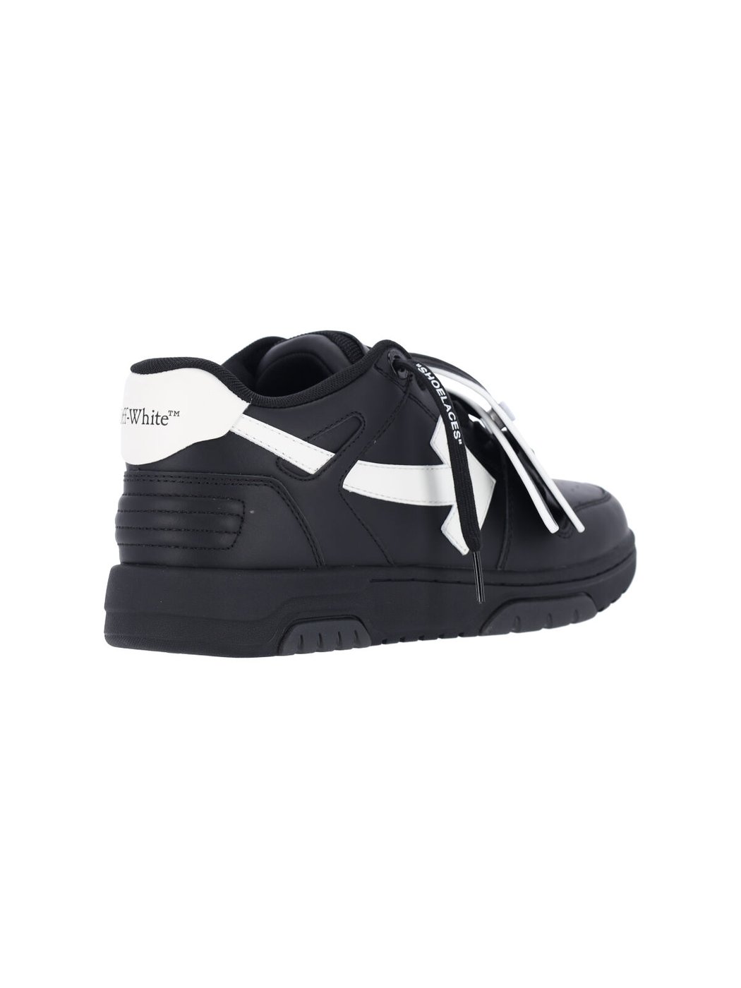 Black Calf Leather Out Of Office Sneakers