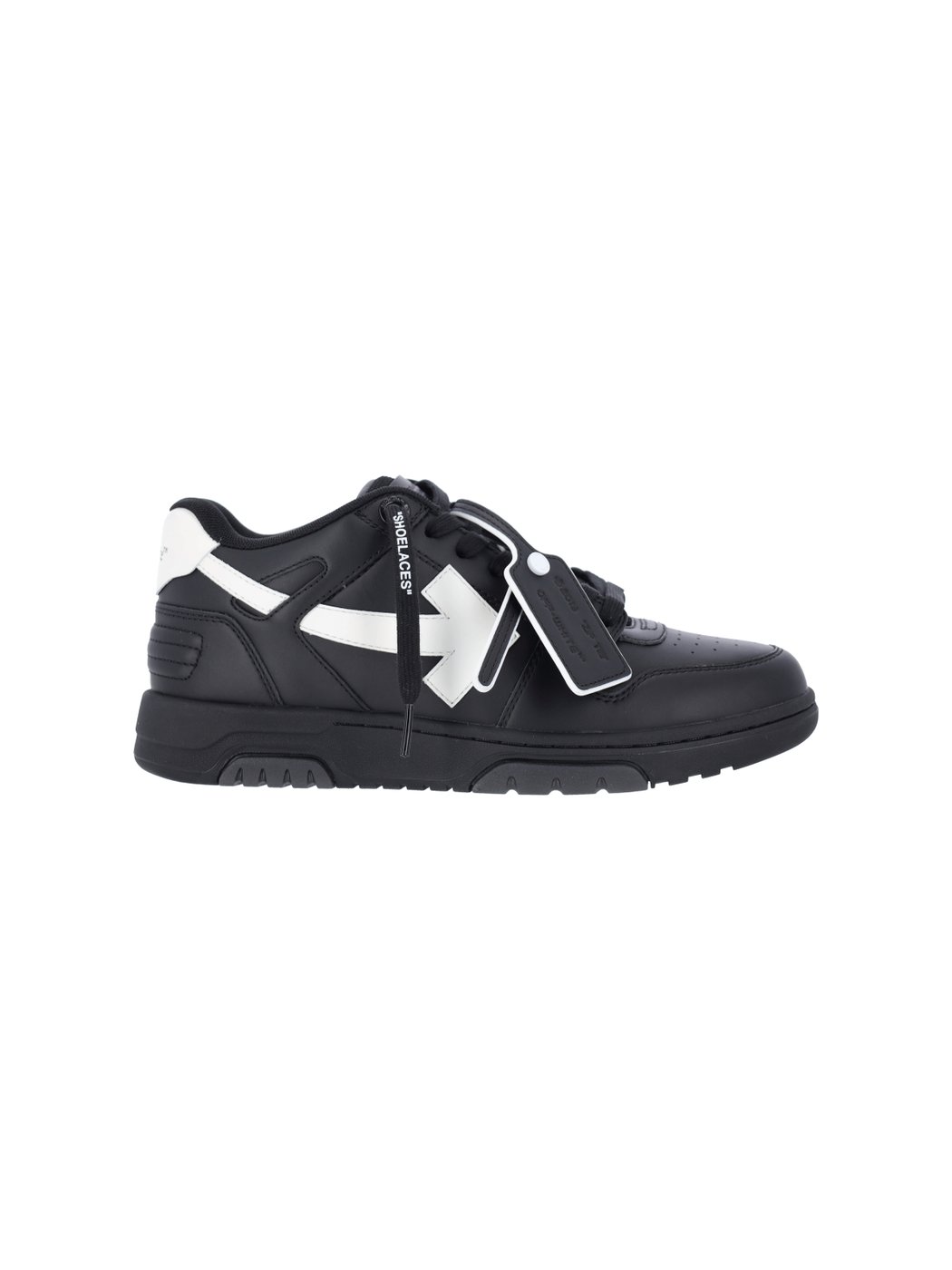 Black Calf Leather Out Of Office Sneakers