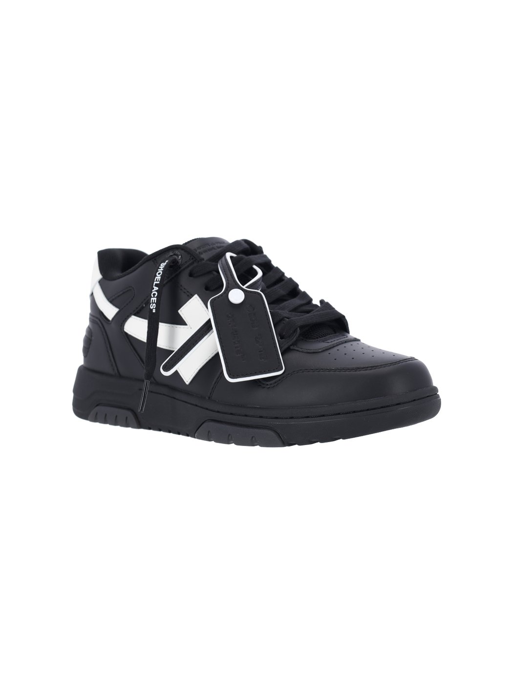 Black Calf Leather Out Of Office Sneakers