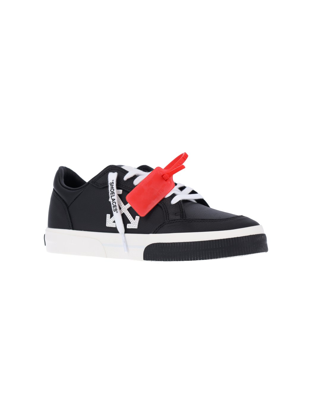 Vulcanized Low Sneakers with Rounded Toe