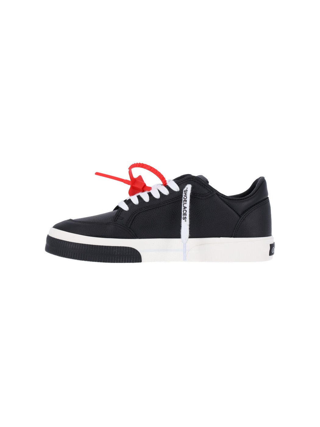 Vulcanized Low Sneakers with Rounded Toe