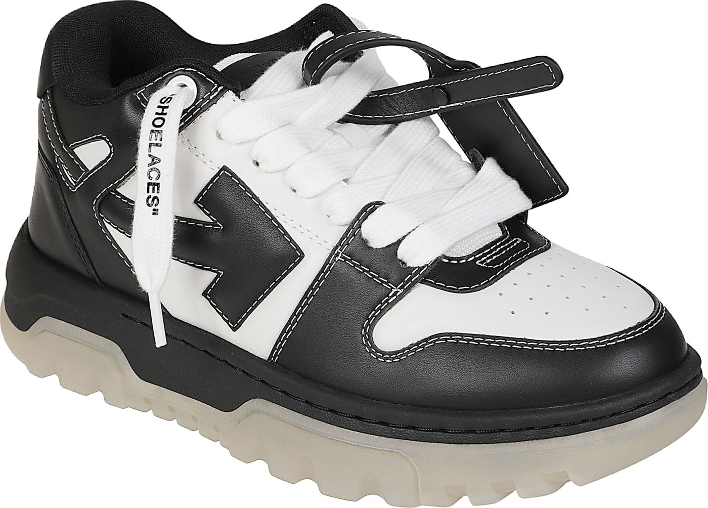 Out Of Office Chunky Varsity Sneakers White