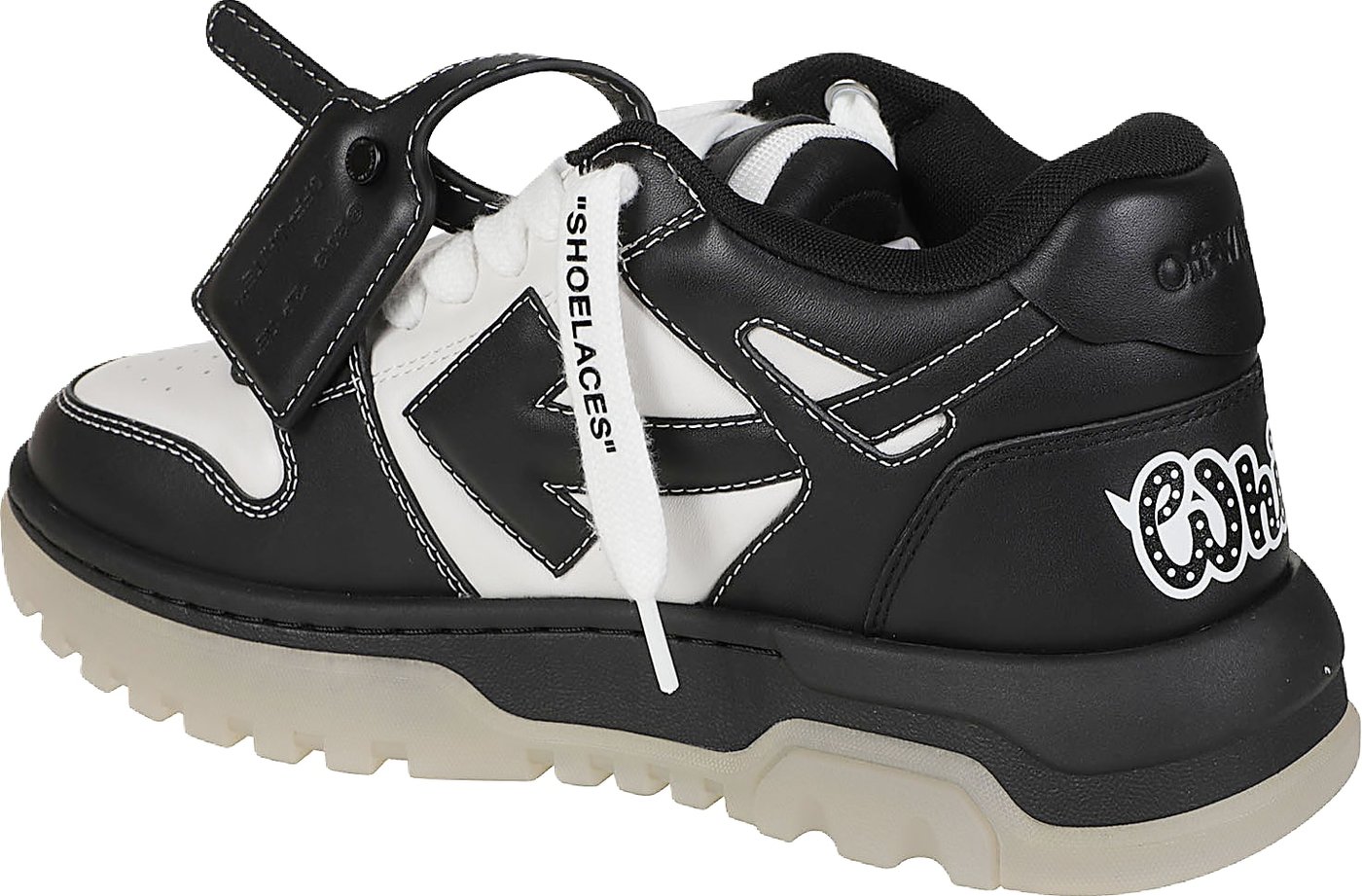 Out Of Office Chunky Varsity Sneakers White