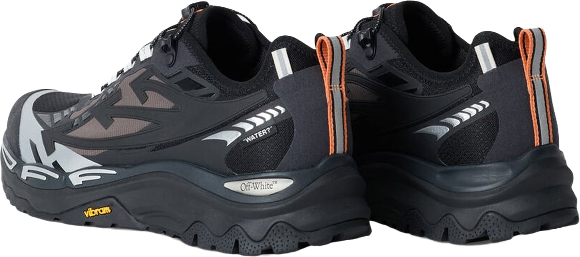 Heren Lage trail sneaker in zwart