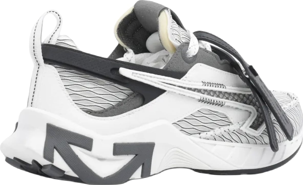 Dames Space Memo sneaker wit met zwart