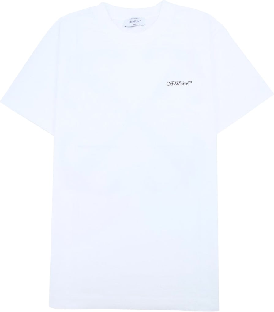 Off-White Scratch Arrow Slim Men's T-Shirt White Black