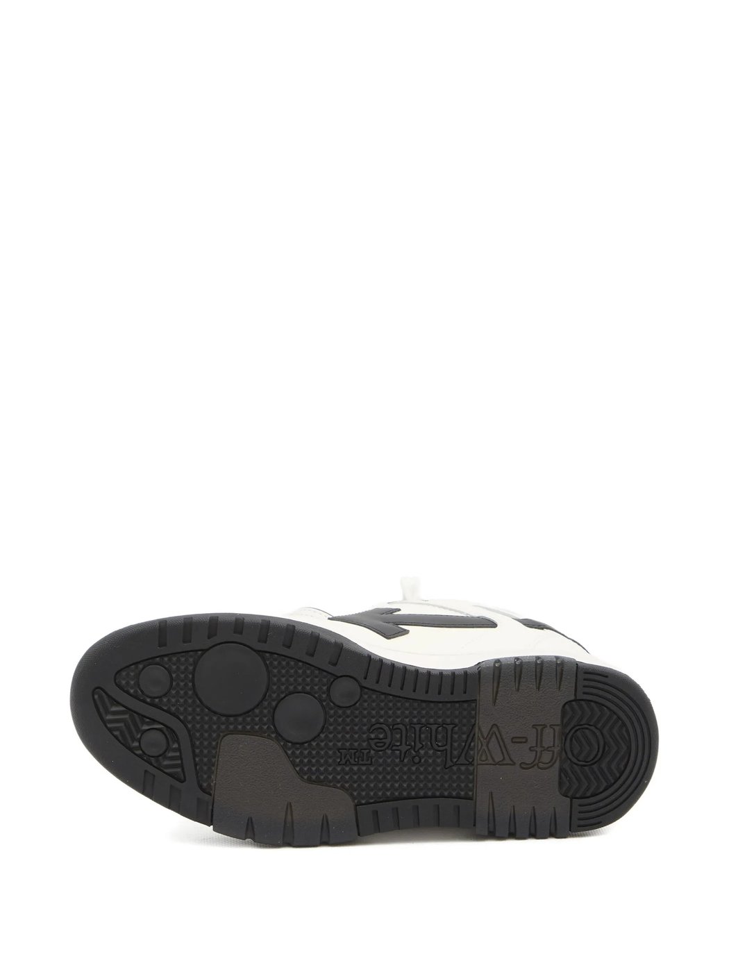 Calf Leather Low-Top Sneakers With Contrasting Arrow Motifs