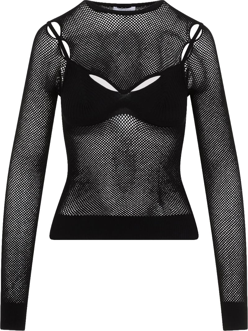 Off White Net Arrow Bralette Top