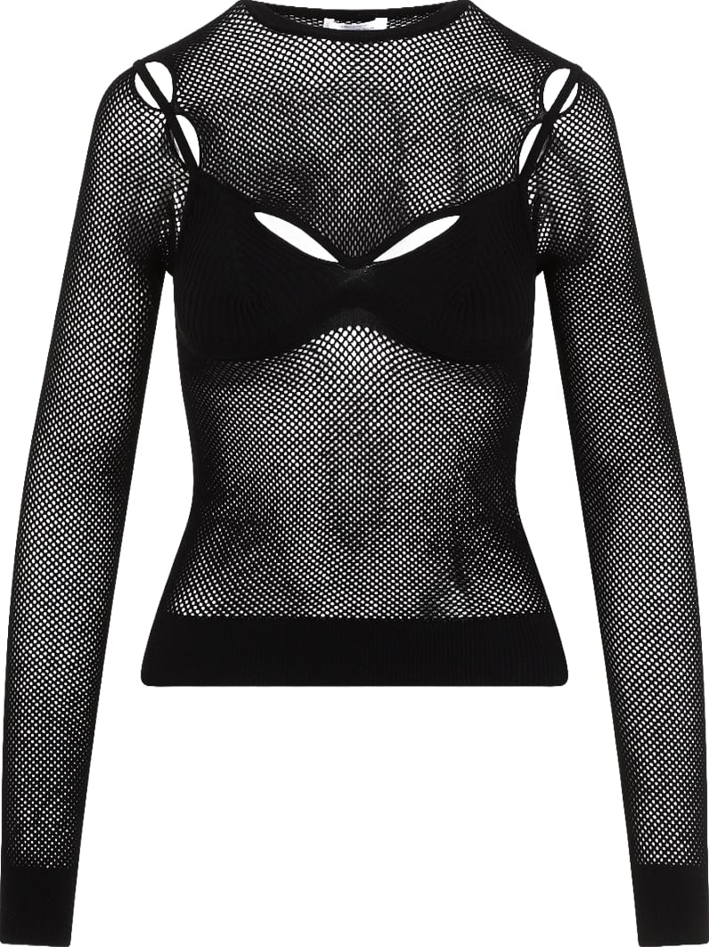 Off White Net Arrow Bralette Top