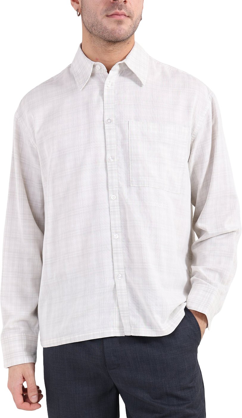 shirt check off white