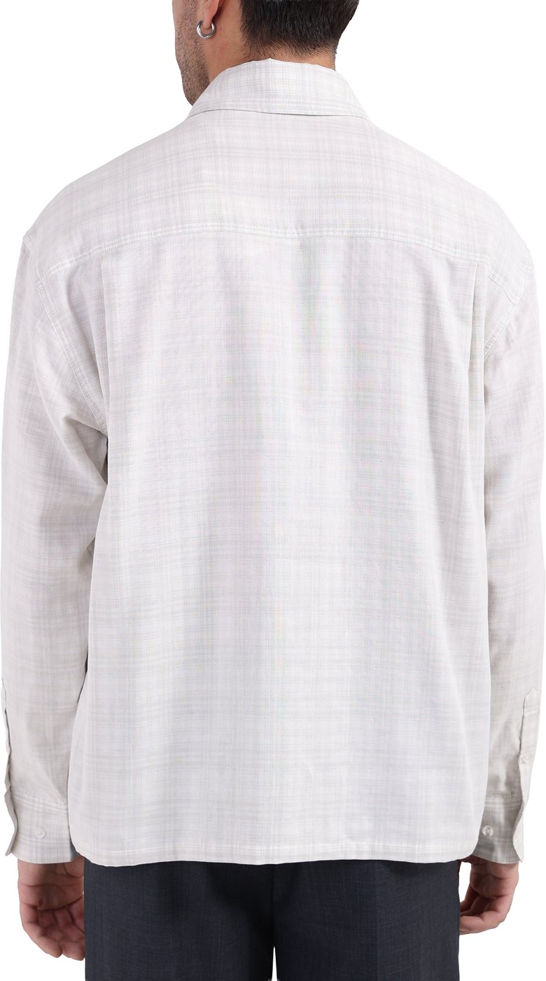 shirt check off white