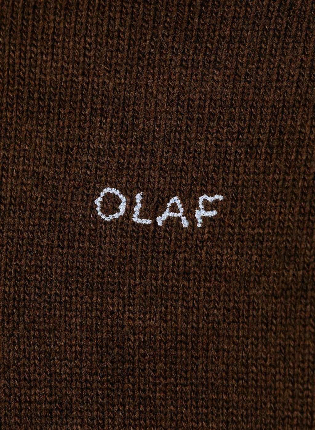 essential knitted crewneck chocolat