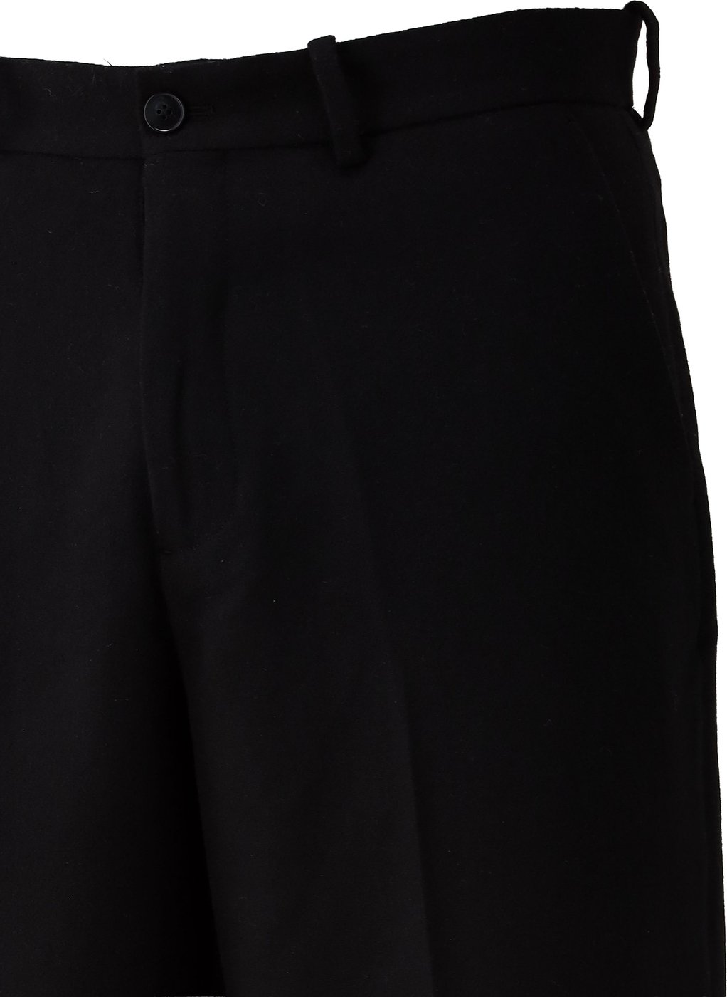 Olaf Pantalon Zwart Wool Barrel
