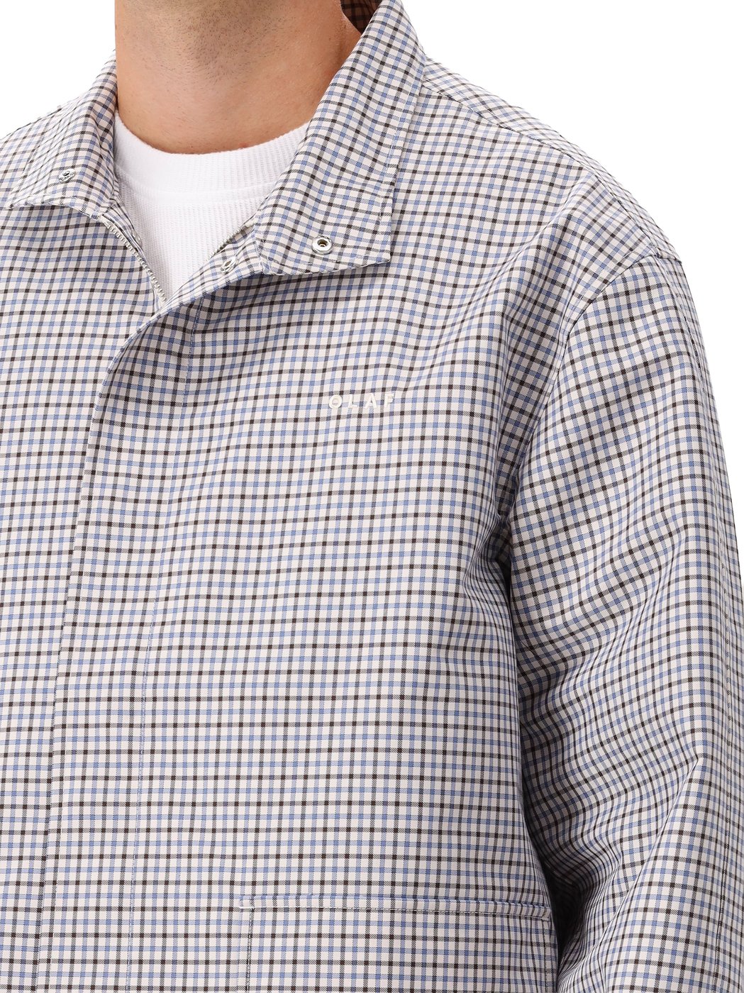Olaf Oversized Utility Jacket Dusty Blue