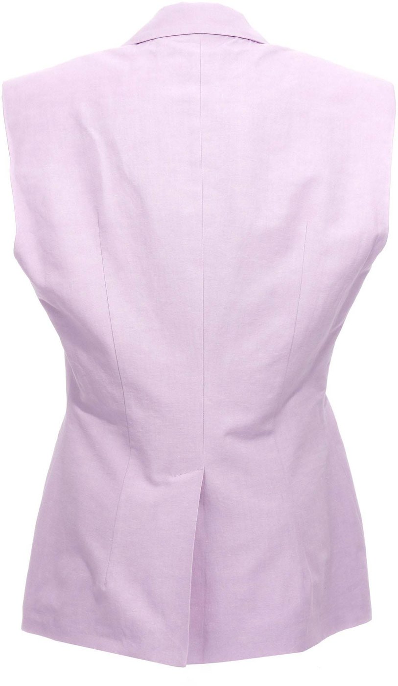 OMBRA MILANO Purple Cotton Blazer