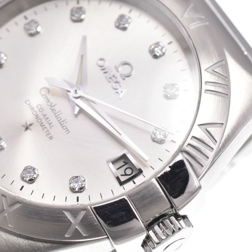 Omega Constellation Co-Axial Chronometer Automatic Stainless Steel with Diamond Markers 35
