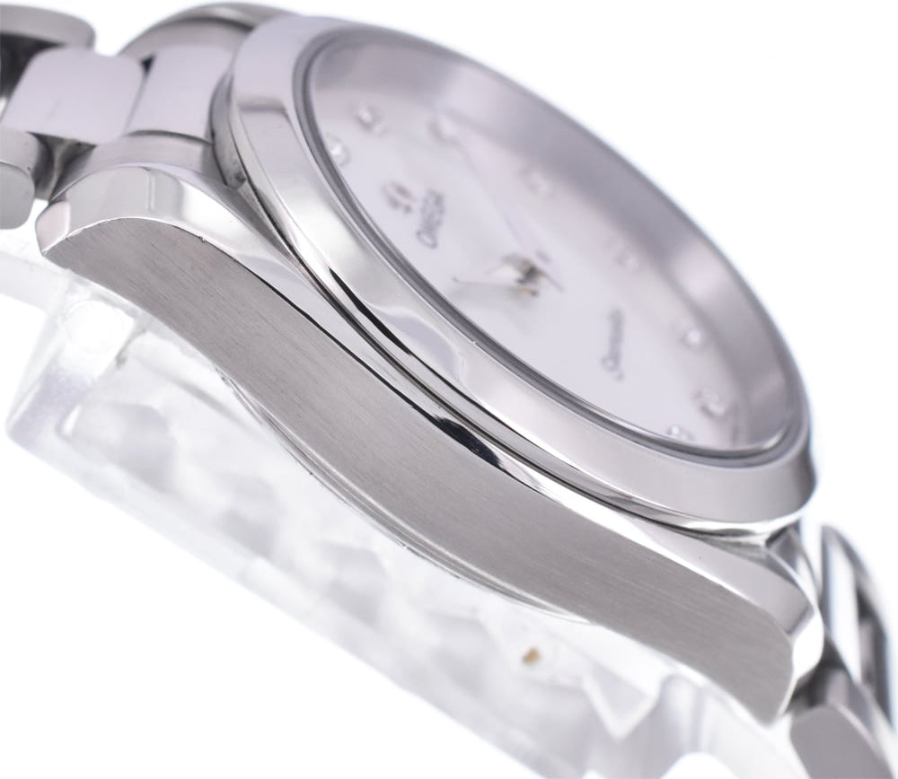 Omega Seamaster Aqua Terra 150M Quartz Stainless Steel with Diamond Markers and Mother of Pearl 28