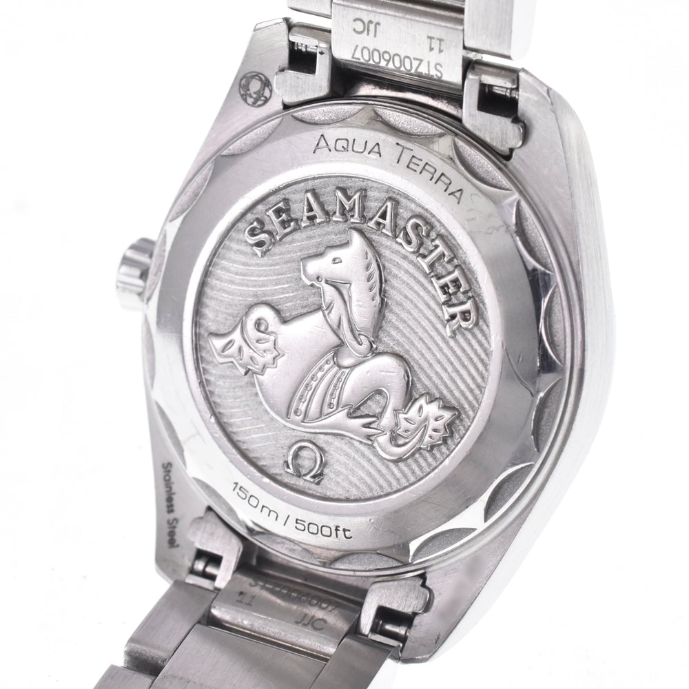 Omega Seamaster Aqua Terra 150M Quartz Stainless Steel with Diamond Markers and Mother of Pearl 28