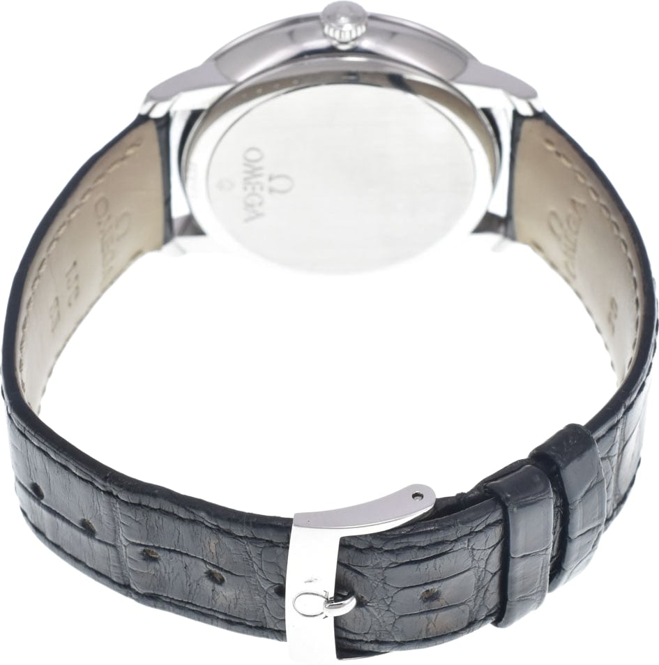 Omega De Ville Prestige Co-Axial Chronometer Automatic Stainless Steel and Alligator 39