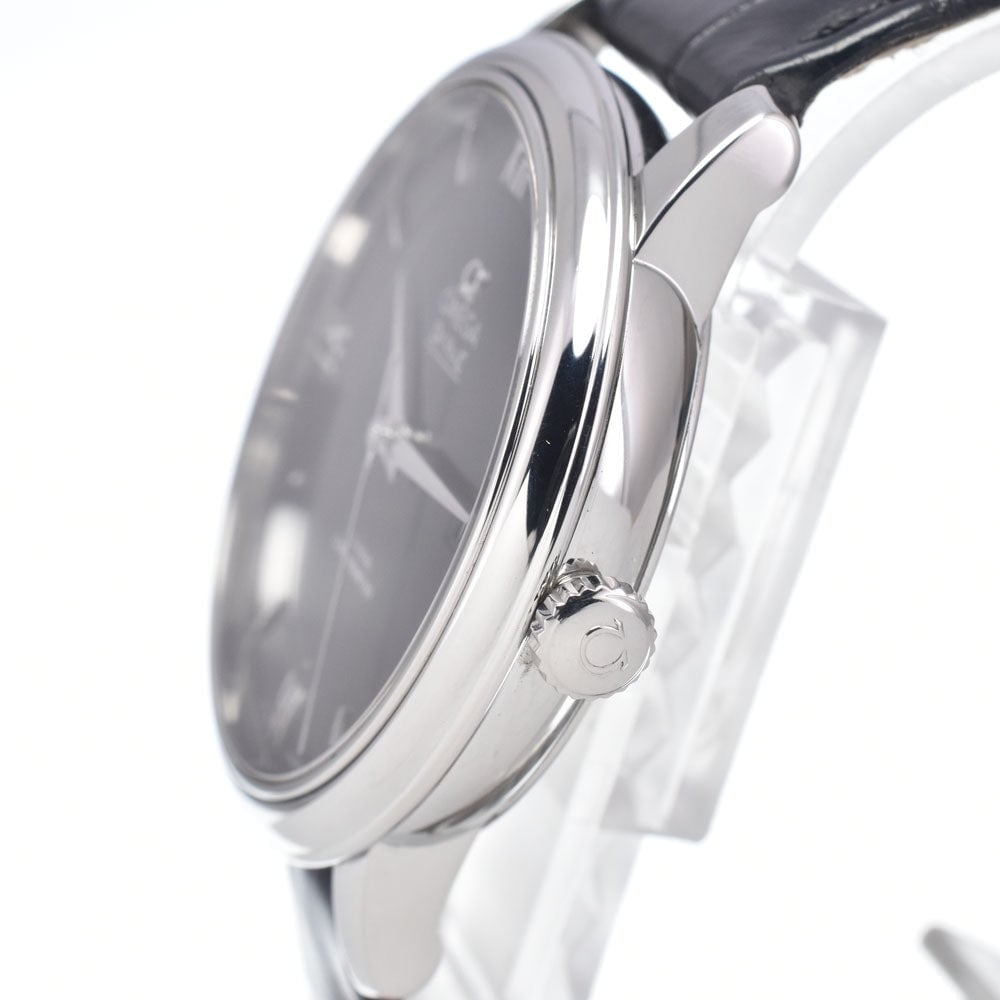 Omega De Ville Prestige Co-Axial Chronometer Automatic Stainless Steel and Alligator 39
