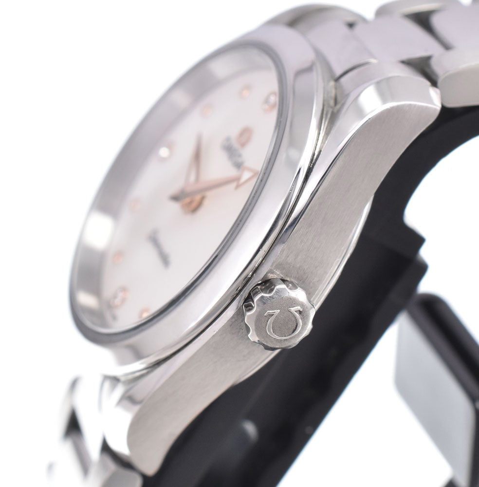 Omega Seamaster Aqua Terra 150M Quartz Stainless Steel with Diamond Markers and Mother of Pearl 28