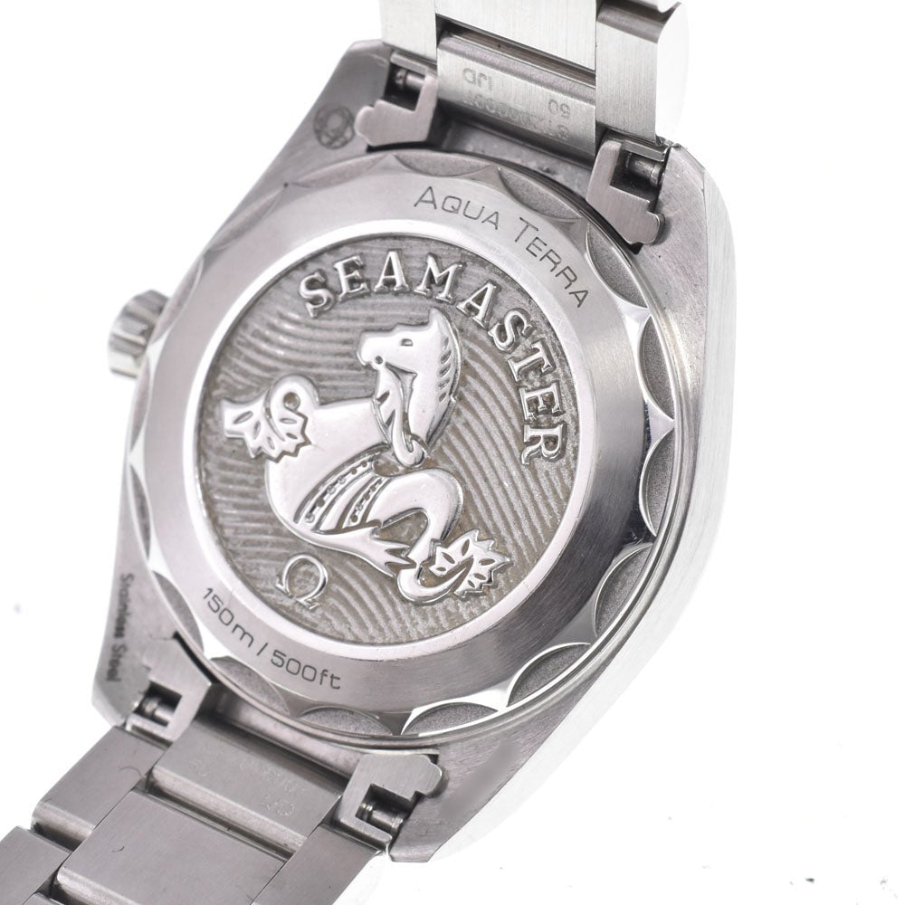 Omega Seamaster Aqua Terra 150M Quartz Stainless Steel with Diamond Markers and Mother of Pearl 28