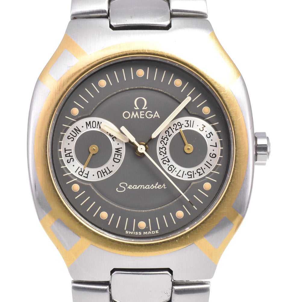 Omega Seamaster Polaris Day-Date Quartz Stainless Steel with Plated Metal 31