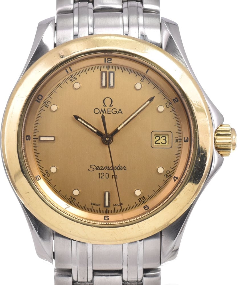 Omega Seamaster 120M Quartz Stainless Steel and 18K Yellow Gold 28