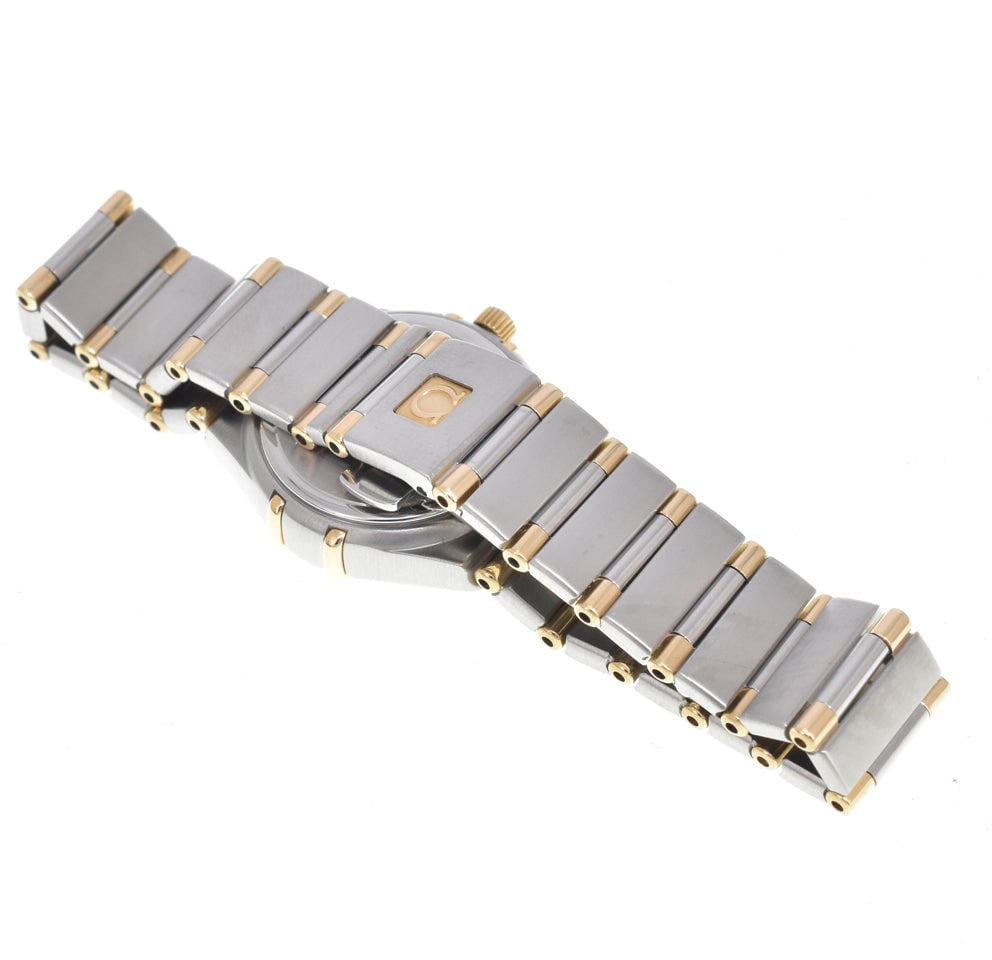 Omega Constellation Quartz Stainless Steel with Diamond Bezel and Markers 22