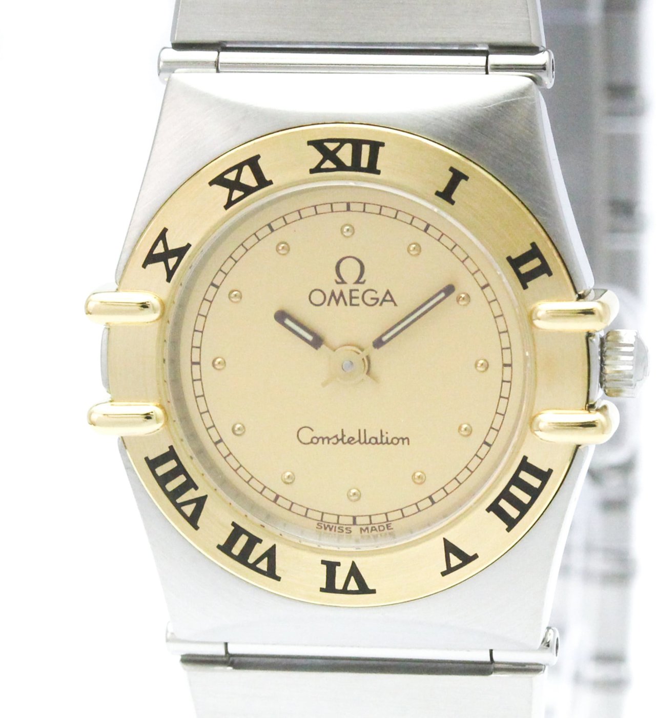 Omega Constellation Quartz Stainless Steel and Yellow Gold 22